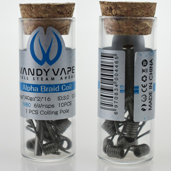 VandyVape Alpha Braid Coil (10pcs) Flasche VandyVape Alpha Braid Coil (10pcs) Flasche