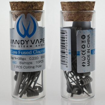 VandyVape Quad Core Fused Clapton Coil (10pcs) Flasche VandyVape Quad Core Fused Clapton Coil (10pcs) Flasche
