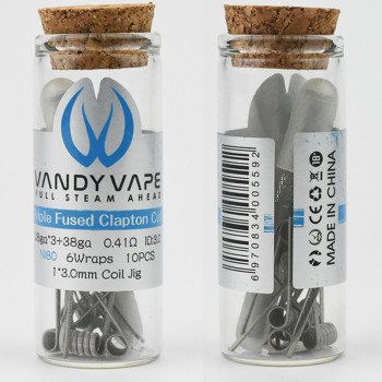 VandyVape Triple Fused Clapton 0,41 Ohm Coil (10pcs) Flasche VandyVape Triple Fused Clapton 0,41 Ohm Coil (10pcs) Flasche