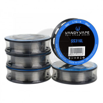 VandyVape SS136 Wires Serie Wickeldraht VandyVape SS136 Wires Serie Wickeldraht