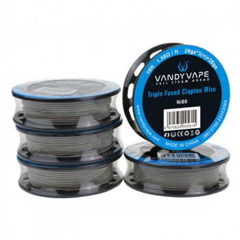 VandyVape Triple Fused Wires Serie Wickeldraht 1,58Ohm VandyVape Triple Fused Wires Serie Wickeldraht 1,58Ohm