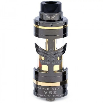 Vapor Giant v5 S 4,2ml RTA Verdampfer Grey/Gold Limited Edition Vapor Giant v5 S 4,2ml RTA Verdampfer Grey/Gold Limited Edition