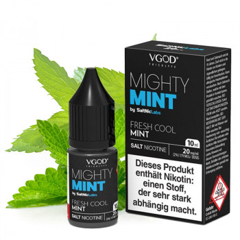 Mighty Mint Saltnic 20mg 10ml NicSalt Liquid by VGOD Mighty Mint Saltnic 20mg 10ml NicSalt Liquid by VGOD