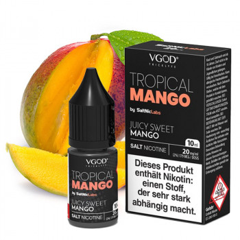 Tropical Mango Saltnic 20mg 10ml NicSalt Liquid by VGOD Tropical Mango Saltnic 20mg 10ml NicSalt Liquid by VGOD
