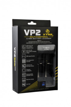 Xtar VP2 - Ladegerät für Li-Ion. Akkus 3,2V 3,6V - 3,8V Xtar VP2 - Ladegerät für Li-Ion. Akkus 3,2V 3,6V - 3,8V