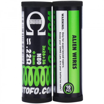 Wotofo Ni80 Alien Prebuilt Coils Wotofo Ni80 Alien Prebuilt Coils