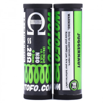 Wotofo Juggernaut Prebuilt Wire 10er Pack Fertigwickelung Wotofo Juggernaut Prebuilt Wire 10er Pack Fertigwickelung