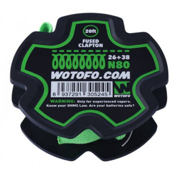 Wotofo Fused Clapton Wire 20 feet/spool Wickeldraht Wotofo Fused Clapton Wire 20 feet/spool Wickeldraht
