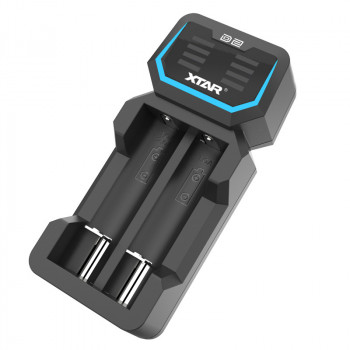Xtar D2 2-Slot Charger Ladegerät Xtar D2 2-Slot Charger Ladegerät