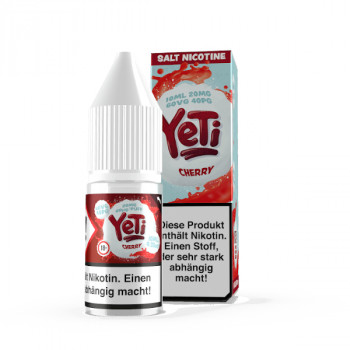 Cherry 10ml 20mg Nic Salt Liquid by Yeti Cherry 10ml 20mg Nic Salt Liquid by Yeti