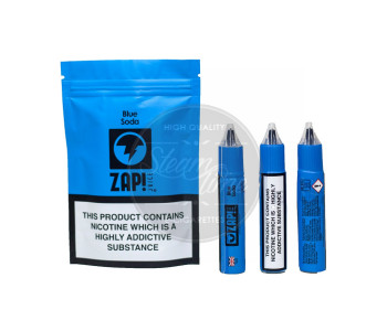 Blue Soda 3 x 10ml e Liquid by ZAP! Juice Blue Soda 3 x 10ml e Liquid by ZAP! Juice