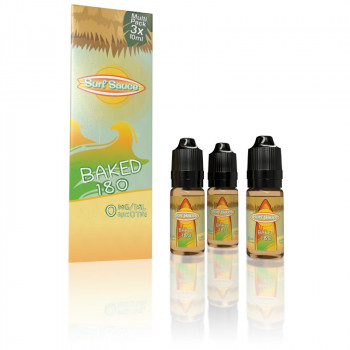 Baked 3x10ml Mulitpack e Liquid by Surf Sauce Baked 3x10ml Mulitpack e Liquid by Surf Sauce