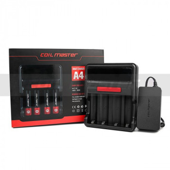 Coil Master A4 Ladegerät für 3,6V -3,7V Li-Ionen Akkus Coil Master A4 Ladegerät für 3,6V -3,7V Li-Ionen Akkus