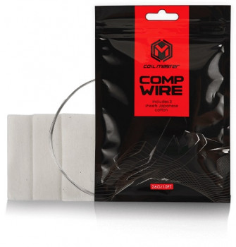 Coil Master COMP WIRE Wickeldraht & Watte Set Coil Master COMP WIRE Wickeldraht & Watte Set
