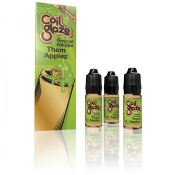 Coil Glaze eLiquid Them Applez 3 x10ml Coil Glaze eLiquid Them Applez 3 x10ml
