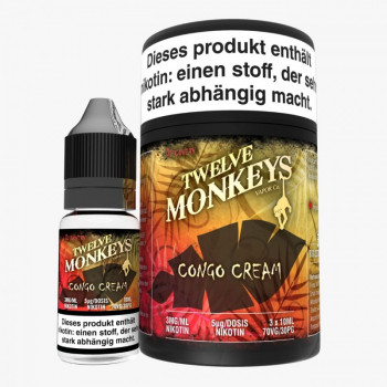 Twelve Monkeys Congo Cream 3x10ml Multipack e Liquid Twelve Monkeys Congo Cream 3x10ml Multipack e Liquid