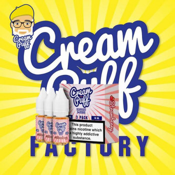Strawberry 3x10ml Mulitpack e Liquid by Cream Puff Factory Strawberry 3x10ml Mulitpack e Liquid by Cream Puff Factory