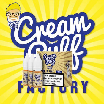 Vanilla 3x10ml Mulitpack e Liquid by Cream Puff Factory Vanilla 3x10ml Mulitpack e Liquid by Cream Puff Factory