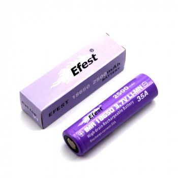 Efest IMR 18650 2500mAh/ 3,7V/ 20A / Flat Top Efest IMR 18650 2500mAh/ 3,7V/ 20A / Flat Top
