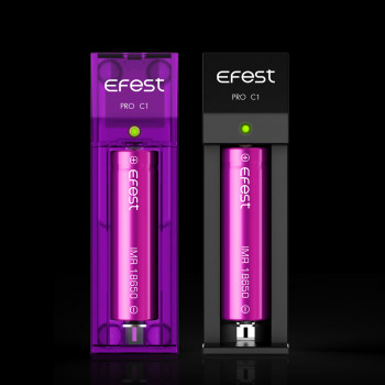 Efest Pro C1 LI-Ionen Ladegerät Lila Efest Pro C1 LI-Ionen Ladegerät Lila