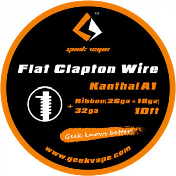 GeekVape Flat Clapton KA1 26GA*18GA + 32GA 3m (3,30€/1m) GeekVape Flat Clapton KA1 26GA*18GA + 32GA 3m (3,30€/1m)