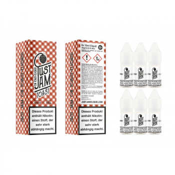 Just Jam On Toast 6er Pack 10ml e Liquid Just Jam On Toast 6er Pack 10ml e Liquid