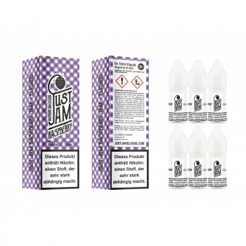Just Jam Raspberry 6er Pack 10ml e Liquid Just Jam Raspberry 6er Pack 10ml e Liquid