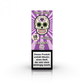 Vaper´s Valley El Bonneyo E-Liquid 10ml Key 18mg Shot Vaper´s Valley El Bonneyo E-Liquid 10ml Key 18mg Shot
