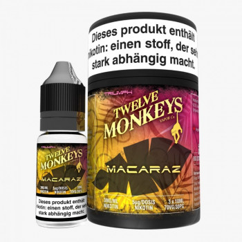 Twelve Monkeys MacaRaz 3x10ml Multipack e Liquid Twelve Monkeys MacaRaz 3x10ml Multipack e Liquid