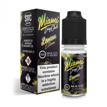 Miami Drip Club Lemon E11even 3x10ml Miami Drip Club Lemon E11even 3x10ml