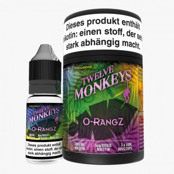 Twelve Monkeys O-Rangz 3x10ml Multipack e Liquid Twelve Monkeys O-Rangz 3x10ml Multipack e Liquid