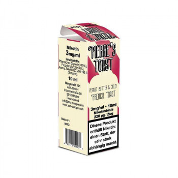Pierre's Toast PB & J e Liquid Pierre's Toast PB & J e Liquid