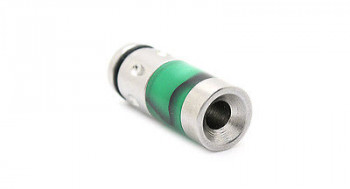 Round Mouth Drip Tip - Hybrid grün-schwarz Round Mouth Drip Tip - Hybrid grün-schwarz