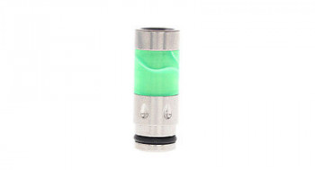Round Mouth Drip Tip - Hybrid grün-weiss Round Mouth Drip Tip - Hybrid grün-weiss
