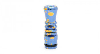 Splash Anodized Drip Tip Cone Blau - Gold Splash Anodized Drip Tip Cone Blau - Gold