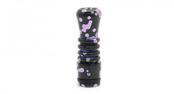 Splash Anodized Drip Tip Cone Lila-Schwarz Splash Anodized Drip Tip Cone Lila-Schwarz
