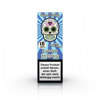 Vaper´s Valley El Bonneyo E-Liquid 10ml Scorpion 18mg Shot Vaper´s Valley El Bonneyo E-Liquid 10ml Scorpion 18mg Shot