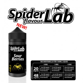 Spider Lab Sour Berrys 10ml Aroma e Liquid Spider Lab Sour Berrys 10ml Aroma e Liquid