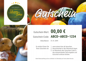Steam-Time.de Geschenkgutschein - schenken Sie Freude Steam-Time.de Geschenkgutschein - schenken Sie Freude