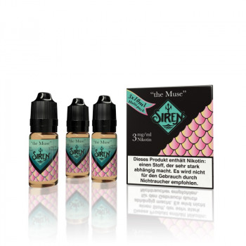 The Muse by Siren 3x10ml e Liquid The Muse by Siren 3x10ml e Liquid