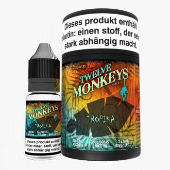 Twelve Monkeys Tropika 3x10ml Multipack e Liquid Twelve Monkeys Tropika 3x10ml Multipack e Liquid