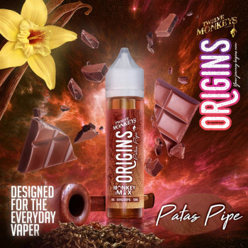 Patas Pipe (50ml) Plus e Liquid by Twelve Monkeys Origins Patas Pipe (50ml) Plus e Liquid by Twelve Monkeys Origins