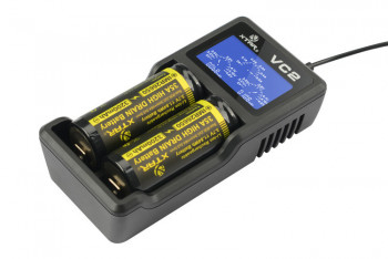 Xtar VC2 - Ladegerät für Li-Ion Akkus 3,6V - 3,7V incl. USB Kabel Xtar VC2 - Ladegerät für Li-Ion Akkus 3,6V - 3,7V incl. USB Kabel
